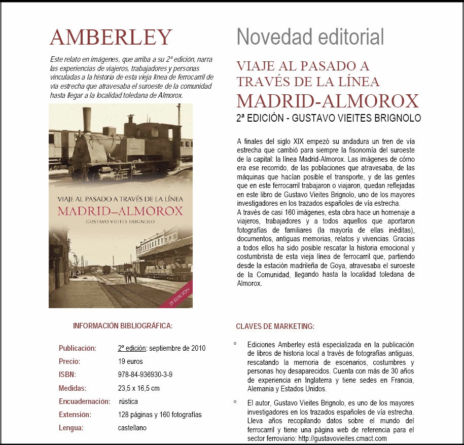 Libro L�nea MADRID-ALMOROX