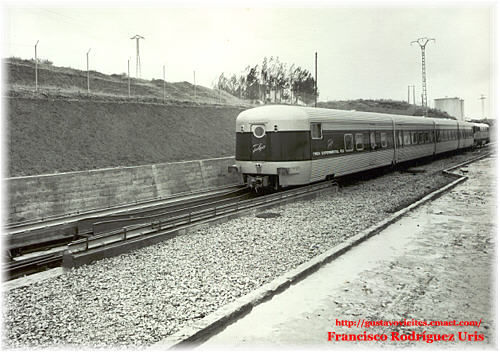 Composicin TALGO RD en pruebas, en 1968